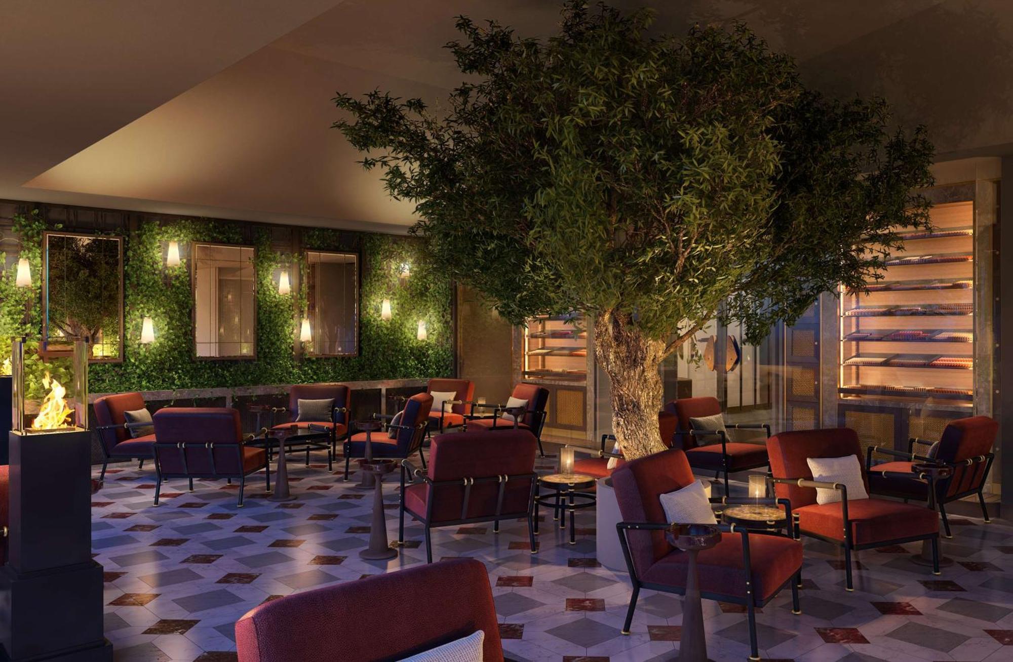 Waldorf Astoria Doha Lusail Exteriör bild The Terrace at The Ivy Collection