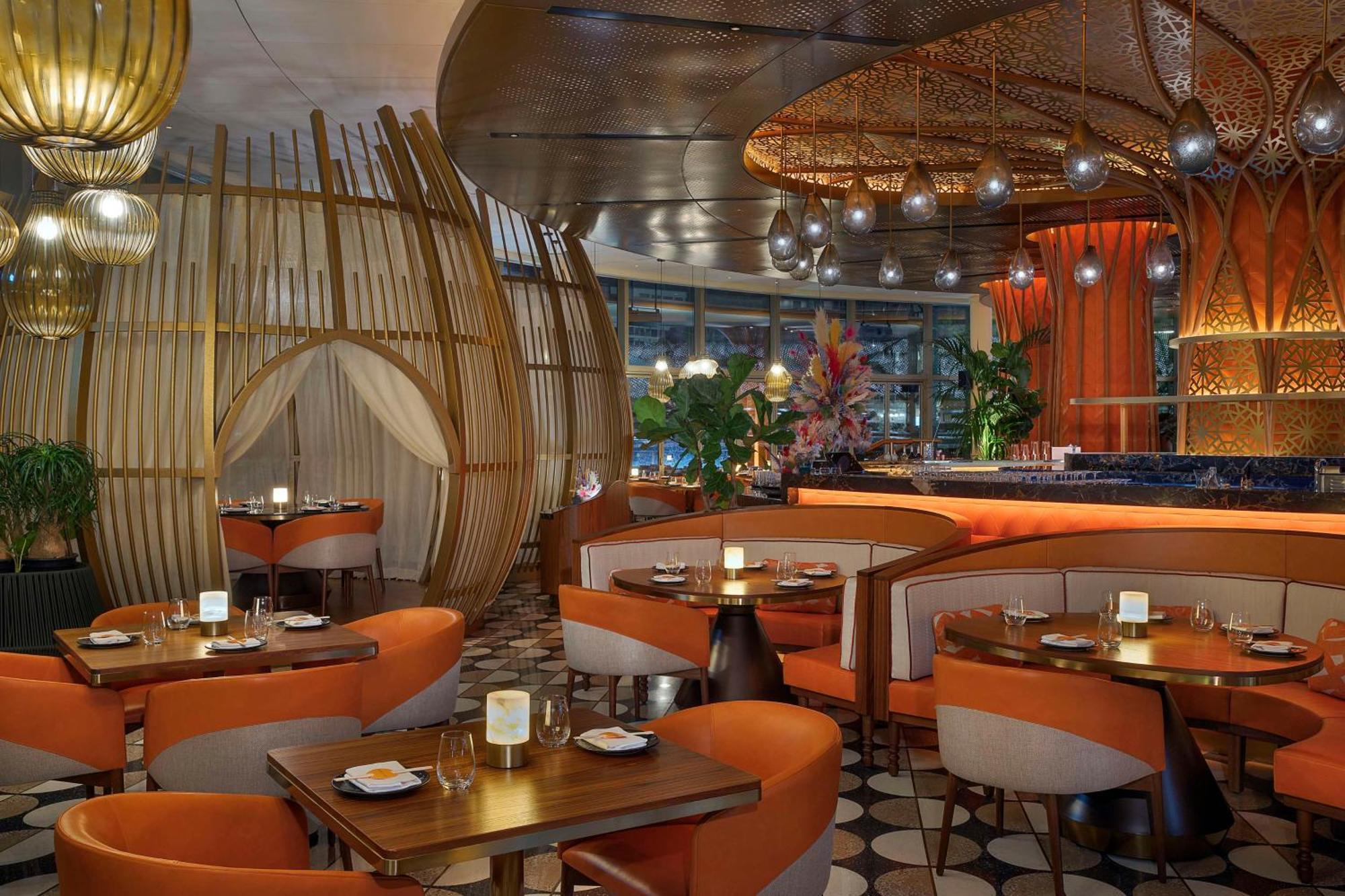Waldorf Astoria Doha Lusail Exteriör bild The interior of the restaurant